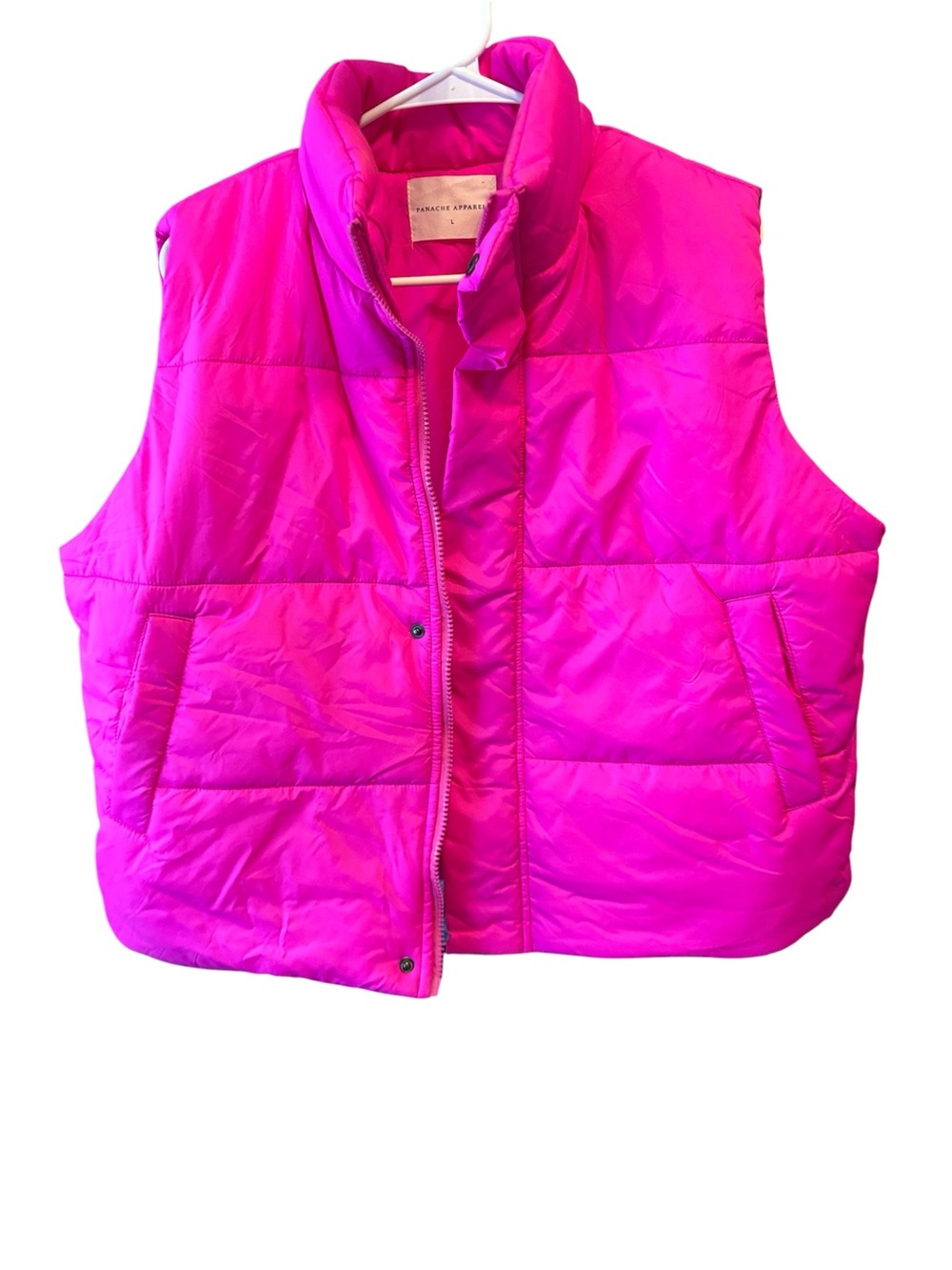 Panache apparel Hot Pink Puffer Vest